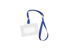Korttiteline 55x90mm sinisellä kaulanauhalla