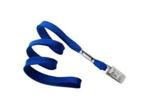 Krokotiilikiinnitteinen kaulakoru sininen