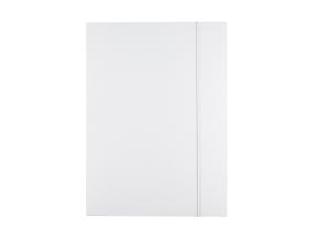 Pahvikansio kumilla GRAND A4 valkoinen