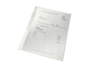 Muovitasku A4 ylhäälta auki, 100micr, 25kpl paketissa LEITZ Recycle