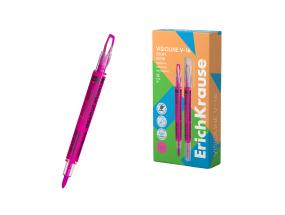 Kaksipäinen tekstimerkki ERICH KRAUSE Visioline V-16 Zoom Neon pinkki