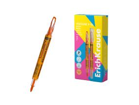 Kaksipäinen tekstimerkki ERICH KRAUSE Visioline V-16 Zoom Neon oranssi