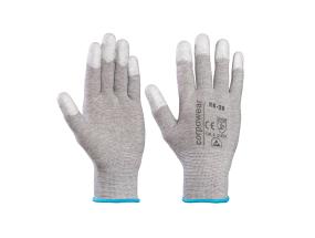 Nylon antistaattiset työkäsineet KK38 nro 9