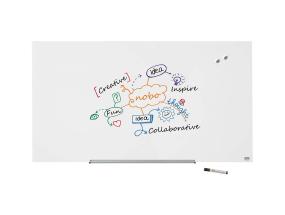 Lasitaulu 1260x710mm magneettinen, valkoinen NOBO