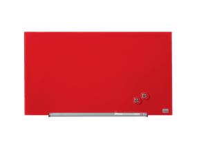 Lasilevy-magneettilevy NOBO Impression Pro 680x380mm, punainen
