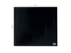 Lasilevy-magneettilevy NOBO Impression Pro Sq.Tiles 300x300mm, musta