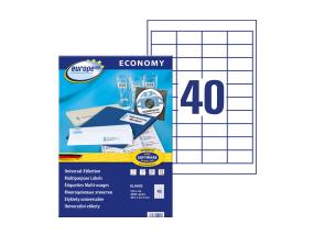 Tarratarra AVERY Economy 48,5x25,4mm 40 arkkia 100 arkkia