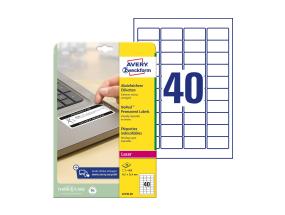 Tarratarra AVERY Zweckform 45.7x25.4 irrotettava (L6145-20)