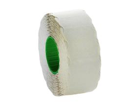 Tarratarra hintapistooliin 26x12mm valkoisella vaalealla liimalla 1500 kpl rullassa