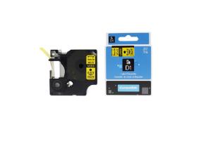 Kleepkirjalint/markeerimislint DYMO A45808 19mm must/kollasel analoog