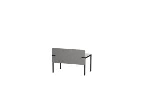 Pöydänjakaja MUTEK neliönmuotoinen huopapöytäsermi (koko 1400x1392x600 mm); harmaa FE