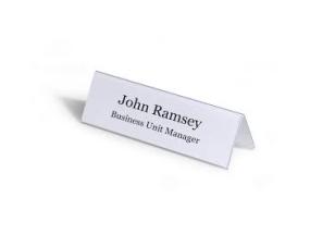 Durable nimikylttiteline 61x210mm