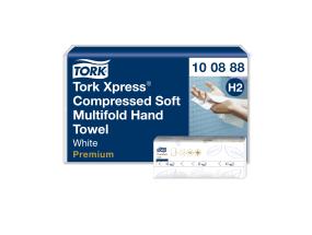 Lakanapyyhe 2-kerroksinen TORK Xpress Compressed Soft Multifold H2, 21,2x32cm 170 arkkia (100888)