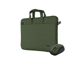 Läppärilaukku BOLOGNA 16" +Argo hiiri SET vihreä 24989 TRUST