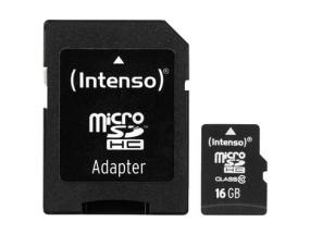 MUISTI MICRO SDHC 16GB C10/W/SOVITIN 3413470 INTENSO