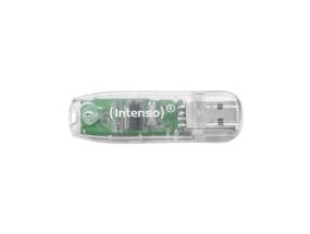 MUISTITIKKU FLASH USB2 32GB/TRANSPARENT 3502480 INTENSO