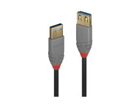 KAAPELI USB3.2 JATKEMINEN 2M/ANTHRA 36762 LINDY