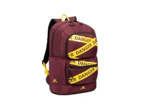 NB BACKPACK URBAN 14L 13.3"/5421 BURGUNDY PUNAINEN RIVAKASSI
