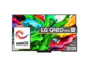 Televisio LG 75" 4K/Smart 3840x2160 Langaton LAN Bluetooth webOS Musta 75QNED86A3A LG 75" 4K/Smart 3840x2160 Langaton LAN Bluetooth webOS Musta 75QNED86A3A