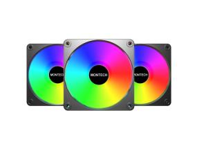 KOTELOTUULETIN 120MM GF120 V2/ARGB PWM 3I1(B) MONTECH