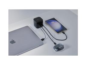 VIRTASOVITIN 1XUSB-A/1XUSB-C/MUSTA 7806522 INTENSO