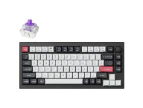 NÄPPÄIMISTÖ WRL Q1 HE RGB/CARBON MUSTA Q1H-M1 KEYCHRO