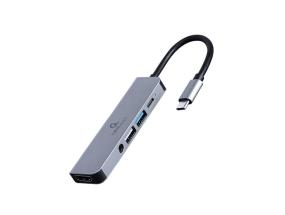 I/O-SOVITIN USB-C HDMI/USB3/5IN1:EEN A-CM-COMBO5-02 GEMBIRD