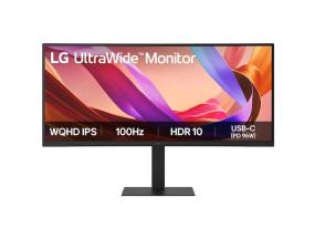 LCD-monitori LG 34 " 3440 x 1440 pikseliä Wide Quad HD Native kuvasuhde 21:9 LCD Curved 34U650A-B