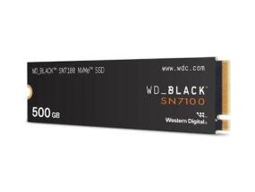 SSD WESTERN DIGITAL Black SN7100 500GB M.2 PCIe Gen4 NVMe 3D TLC Kirjoitusnopeus 5800 Mt/s Lukunopeus..