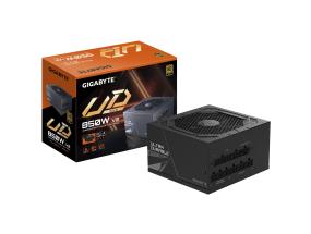 Virtalähde GIGABYTE UD850GM PG5 V2 ATX 3.1 850 wattia Tehokkuus 80 PLUS GOLD PFC Aktiivinen MTBF..