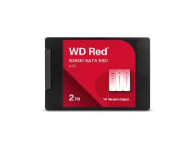SSD WESTERN DIGITAL Red SA500 2TB SATA 3.0 SATA 3.0 Kirjoitusnopeus 520 Mt/s Lukunopeus 560 Mt/s 2.5..