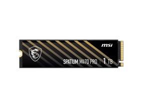 SSD MSI SPATIUM M470 PRO 1TB M.2 PCIe Gen4 NVMe 3D NAND Kirjoitusnopeus 4500 Mt/s Lukunopeus...