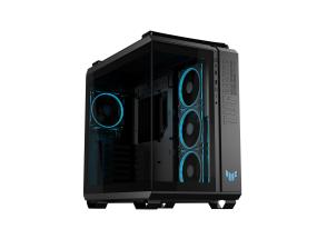 Kotelo ASUS TUF Gaming GT502 Horizon MidiTower Case tuotteen ominaisuudet Läpinäkyvä paneeli Ei sisälly...