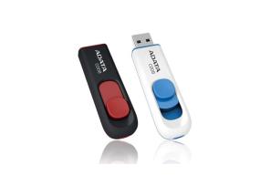 MUISTITIKKU FLASH USB2 16GB/MUSTA/PUNAINEN AC008-16G-RKD A-DATA