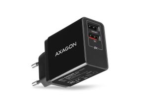 MOBIILI LATURI SEINÄ USB 24W/2PORT ACU-QS24 AXAGON