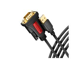KAAPELI USB2.0 TO RS-232 DB9-M/1.5M ADS-1PSN AXAGON