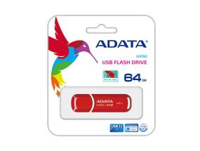 Muistitikku USB3.1 64GB punainen AUV150-64G-RRD ADATA