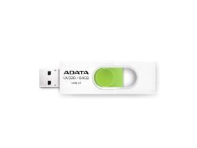 MUISTITIKKU FLASH USB3.1 64GB/VALKOINEN AUV320-64G-RWHGN ADATA