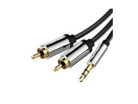 KAAPELI AUDIO 3,5 MM 2XRCA/1,5M BCFBG VENTION