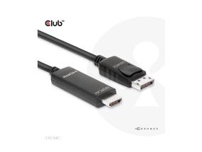 KAAPELI DP JA HDMI 3M/M/M CAC-1087 CLUB3D