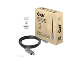 KAAPELI USB-C JA HDMI 3M/M/M CAC-1587 CLUB3D