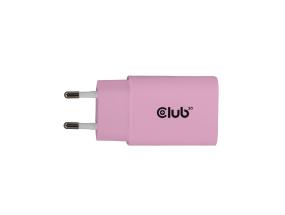 MOBIILI LATURI SEINÄ USB-C/2PACK 30W VAALEANPUNAINEN CAC-3021 CLUB3D
