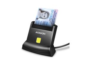 KORTINLUKIJATELINE SMARTCARD/ID/USB2.0 1.3M CRE-SM4N AXAGON