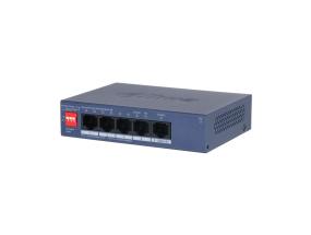 Kytkin DAHUA DH-CS4005-4ET1GT-36 Tyyppi L2 PoE-portit 4 40 wattia CS4005-4ET1GT-36