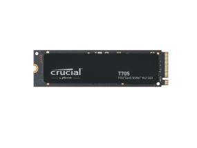 SSD CRUCIAL T705 4TB M.2 PCIe Gen5 NVMe Kirjoitusnopeus 12600 Mt/s Lukunopeus 14100 Mt/s...
