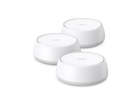 Langaton reititin TP-LINK Wireless Router 3-pack 5000 Mbps Mesh Wi-Fi 7 2x2.5GbE LAN \ WAN-portit 2...
