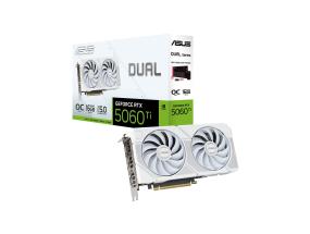 VGA PCIE16 RTX5060TI 16GB/DUAL-RTX5060TI-O16G-WHITE ASUS