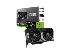 Näytönohjain ASUS NVIDIA NVIDIA NVIDIA GeForce RTX 5060 Ti 8 GB GDDR7 128 bit PCIE 5.0 16x Dual Slot Tuuletin ...