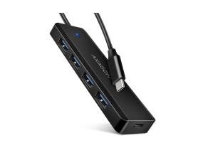 I/O-KESKITIN USB-C MATKA/0.19M HUE-C1C AXAGON