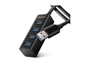 I/O HUB USB3.2 4PORT MINI/1.2M HUE-M1AL AXAGON